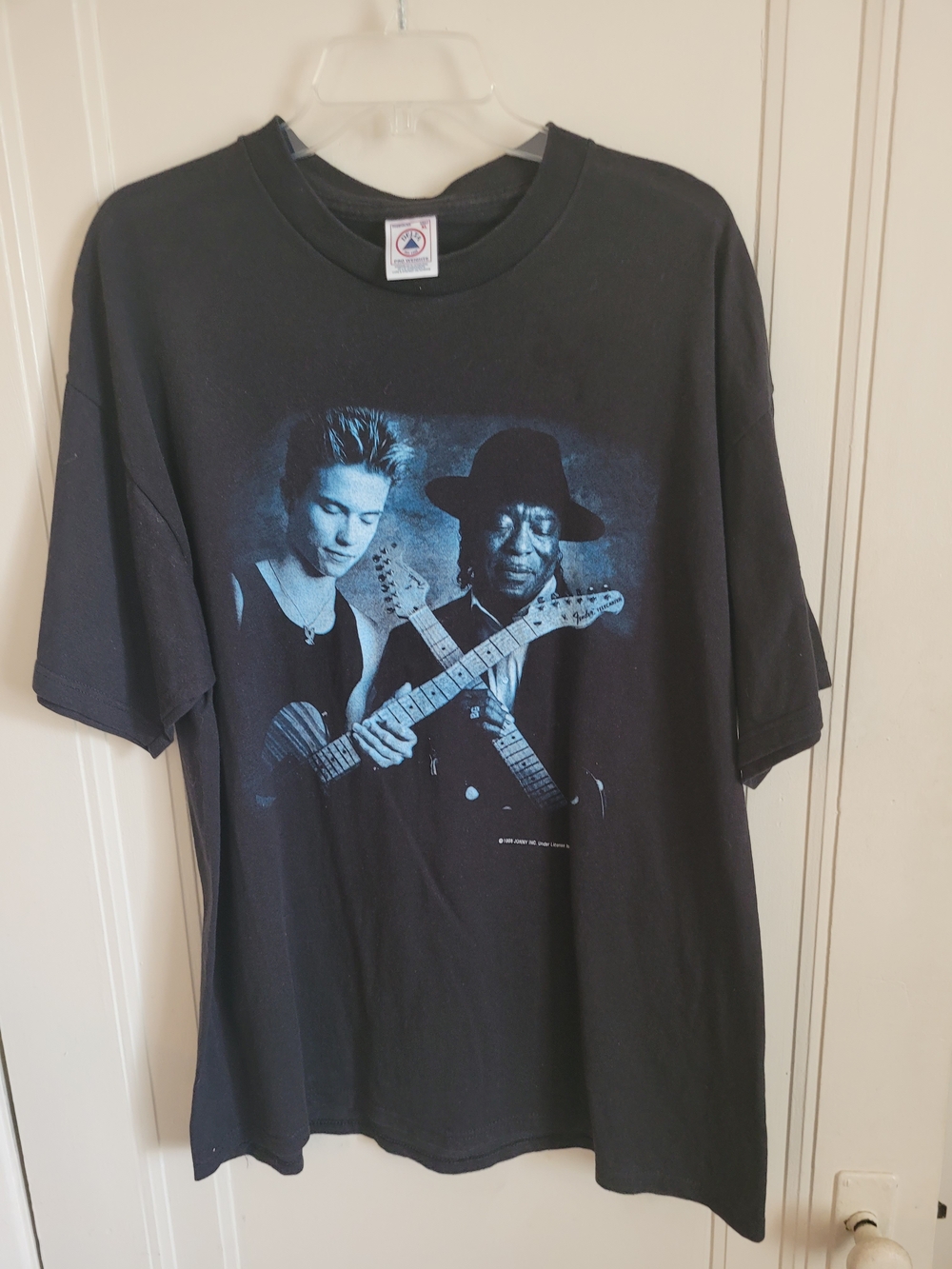 Delta Black Short-Sleeve Tour Shirt Buddy Guy And Jonny Lang 1998